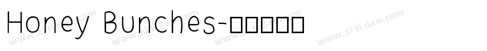 Honey Bunches字体转换